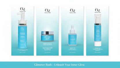 Glim Glow Cleanser & Day Lush & Dream Skin & Auravine Serum